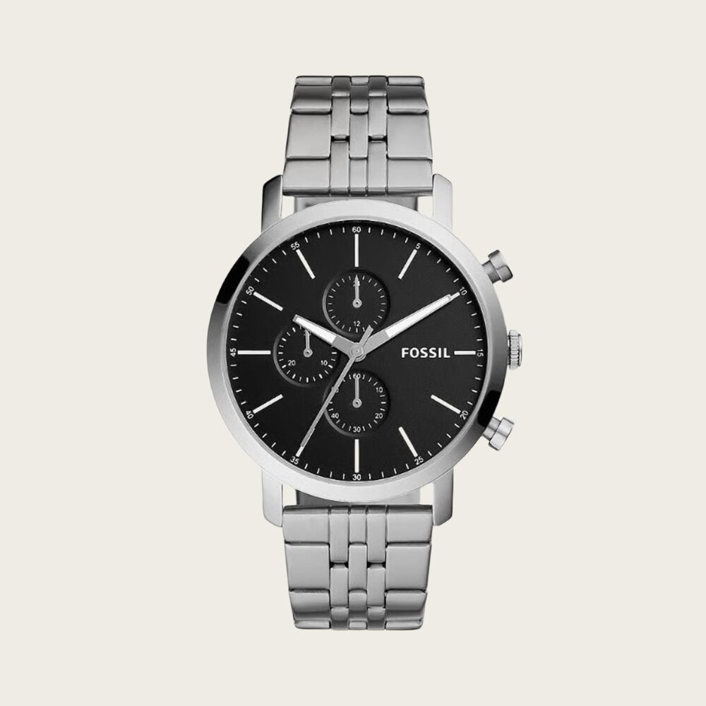 Fossil BQ2328IE Luther Chronograph Stainless Steel Men's Watch